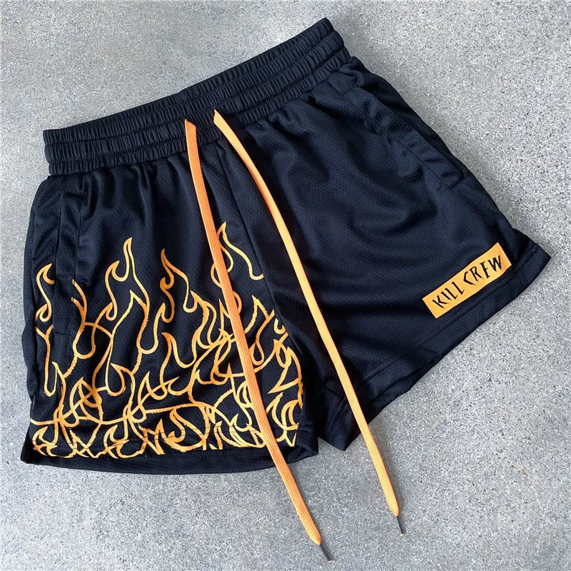 Successful Man Men's Basic Crewly Short Men Casual Mesh Breathable Basketball Running Quick-Drying Kill Crewliness_voghion.com