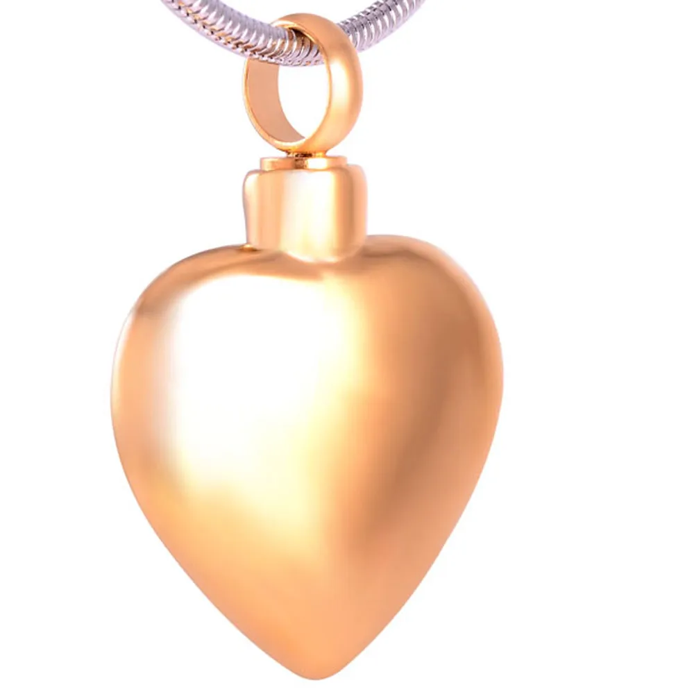 Pendant Necklaces CMJ8408 Blank Heart Stainless Steel FASHION Women Necklace Cremation Urns Lockets For Ashes_voghion.com