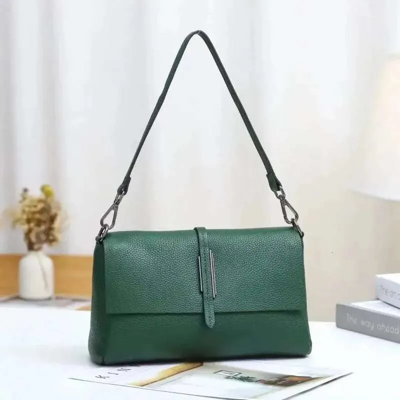 New Arliwwi Designer Real Cow Leather Lady's Flap Messenger Bags Soft Genuine Cowhide Functional Shoulder Handbags_voghion.com