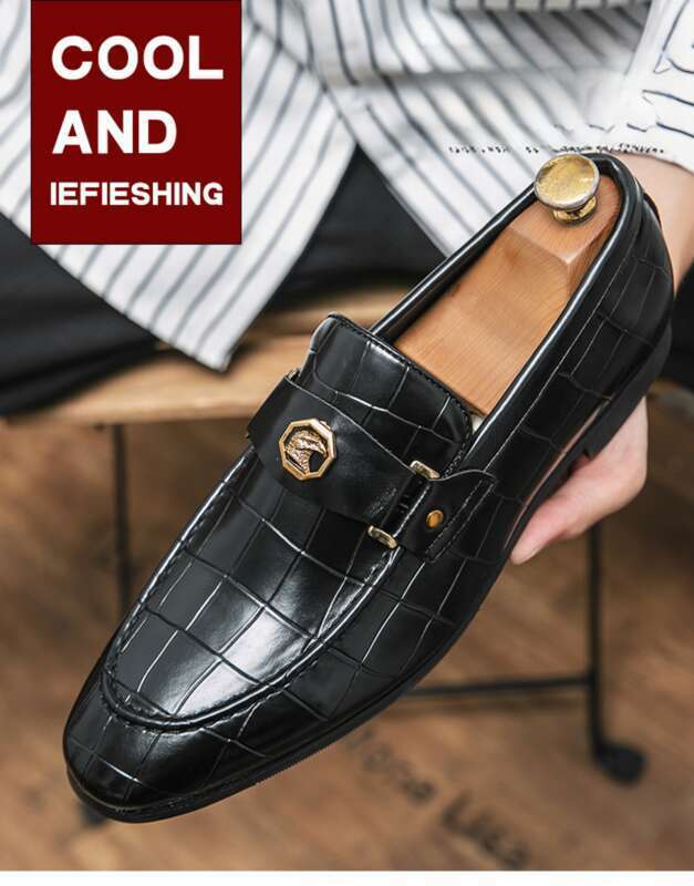 Neue Leder Herrenschuhe Weiche Sohle Rutschfeste Verschleißfeste Jugend Hochzeitsschuhe Business Büro Kleid Freizeitschuhe Trendy_voghion.com
