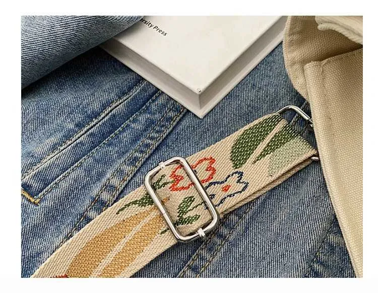 Stor axelremsväska i canvas och crossbody för damer_voghion.com