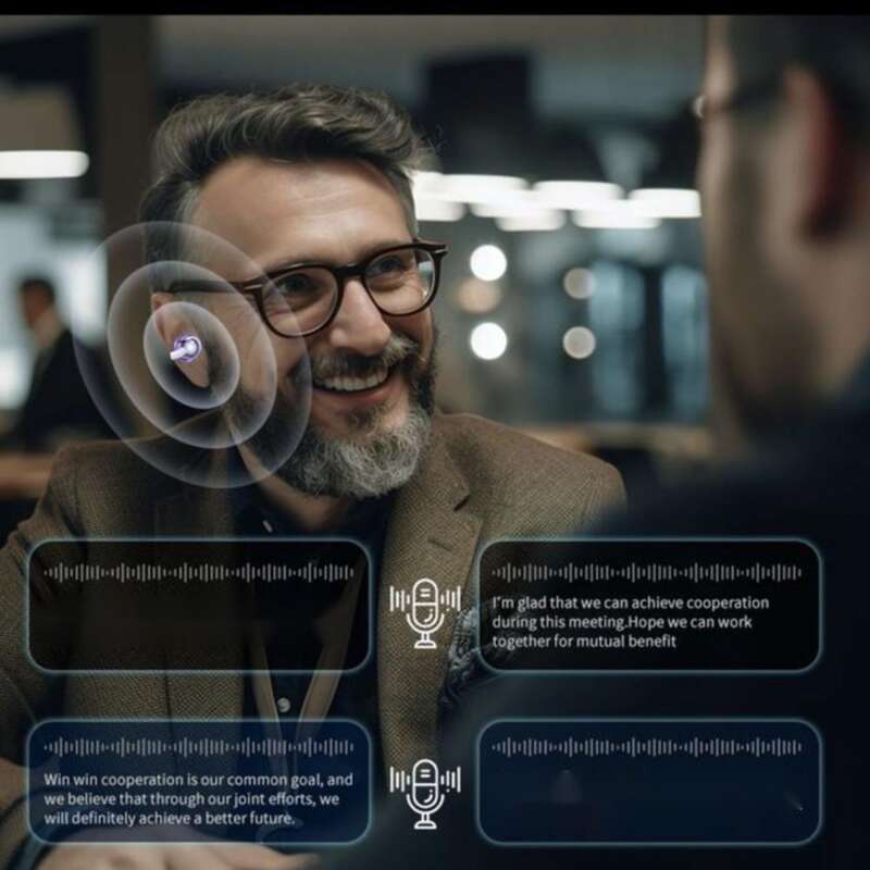 【Intervista in loco aperta e registrata】 Coolpad/Coolpad Nuove cuffie Bluetooth intelligenti Interpretazione simultanea_voghion.com