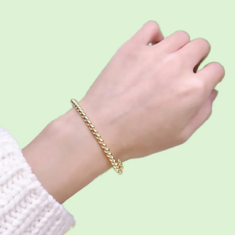 Gorgeous perlee bangle plated gold jewlery designer for women high quality charm bracelet fashion wedding accessories_voghion.com