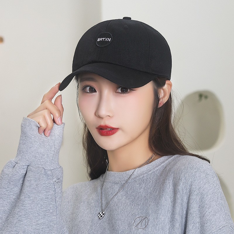 Casquette de baseball pour hommes, chapeau tendance de style coréen, à la mode, assorti avec tout, pour étudiante, fille, casquette en bec de canard, chapeau de protection solaire d'été_voghion.com