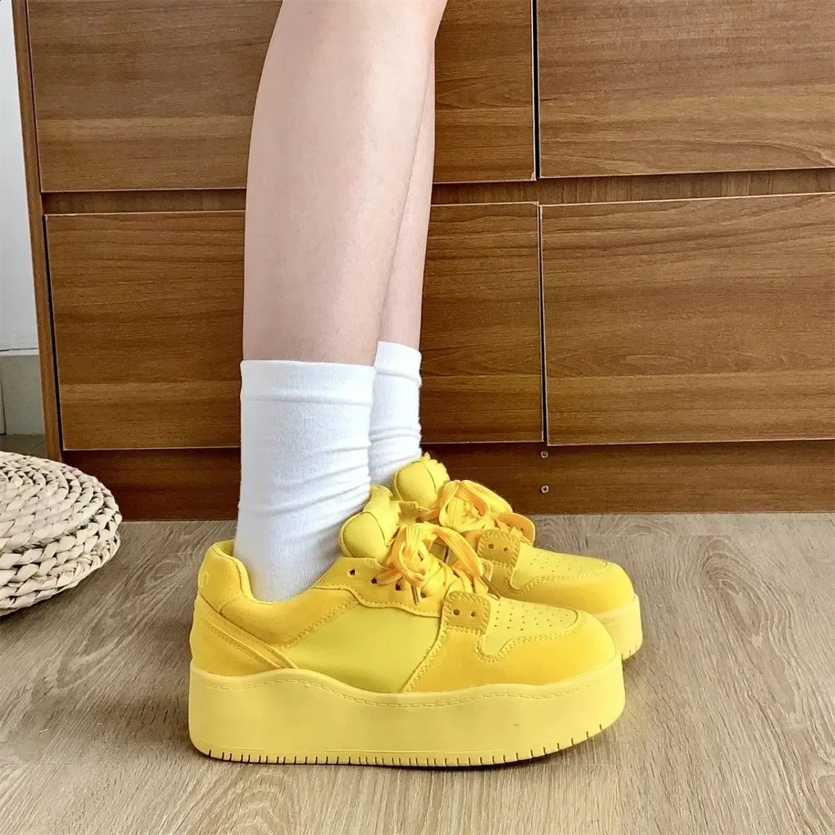 Scarpe platform donna sneakers sportive con suola alta_voghion.com