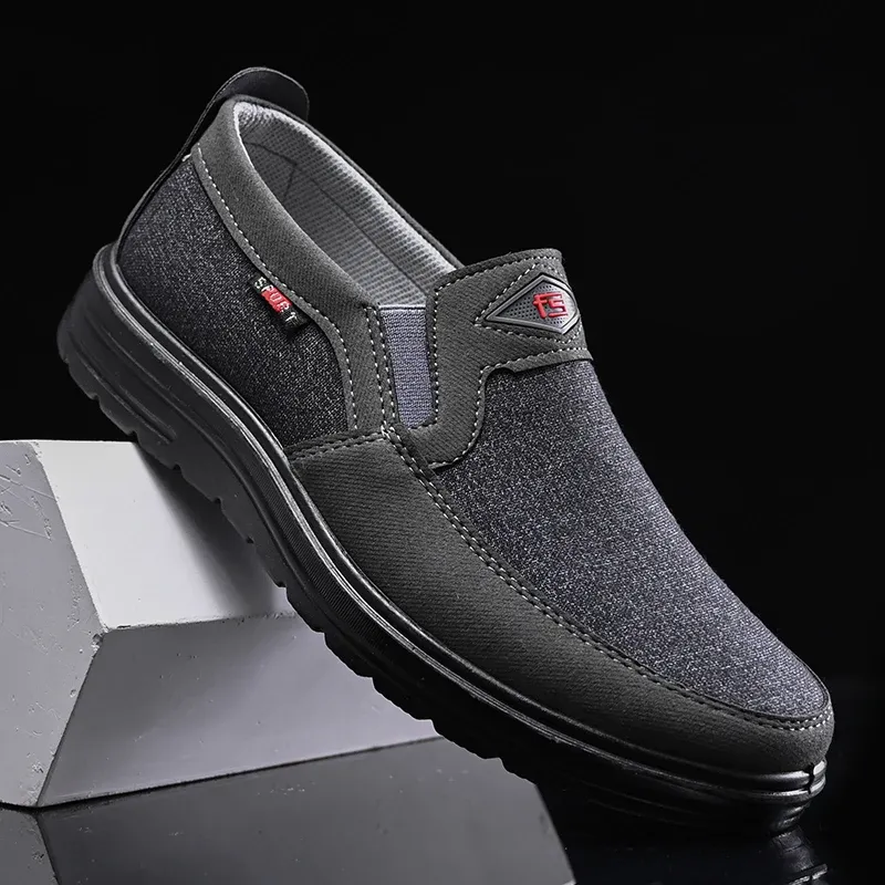Lightweight Men Casual Breathable Canvas Loafers Slip-on Driving Shoes Wear-resistance Mens Sneakers ato Hombre_voghion.com