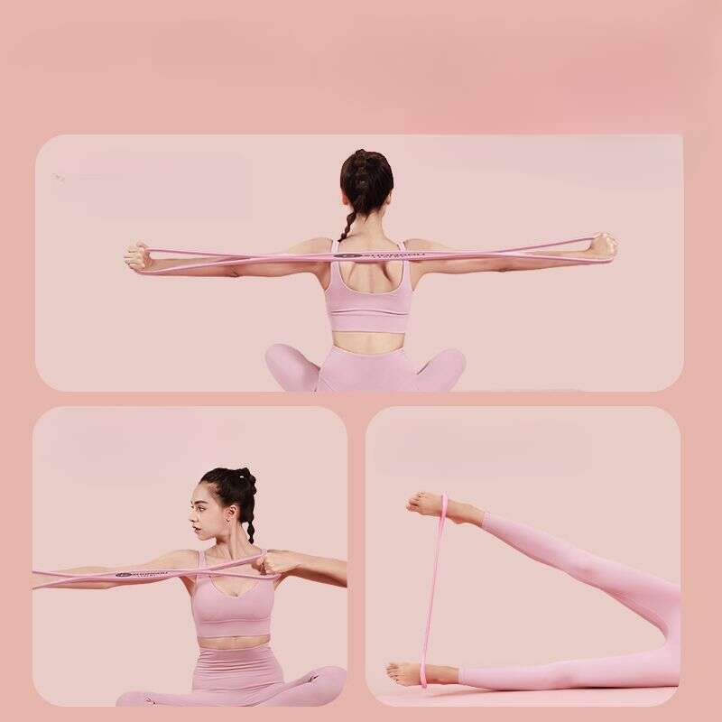 Unleash Ultimate Flexibility! 8 - Foot Silicone Puller For Shoulder & Neck Yoga_voghion.com