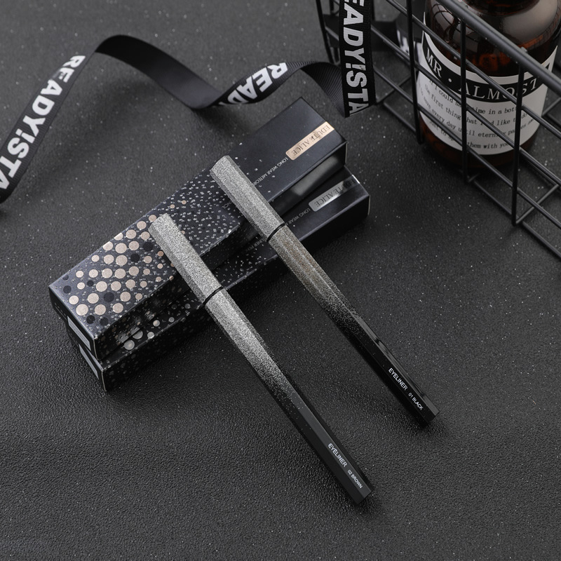 [] Beauty maker gel waterproof not easy to smudge eyeliner pen is extremely thin and durable black_voghion.com