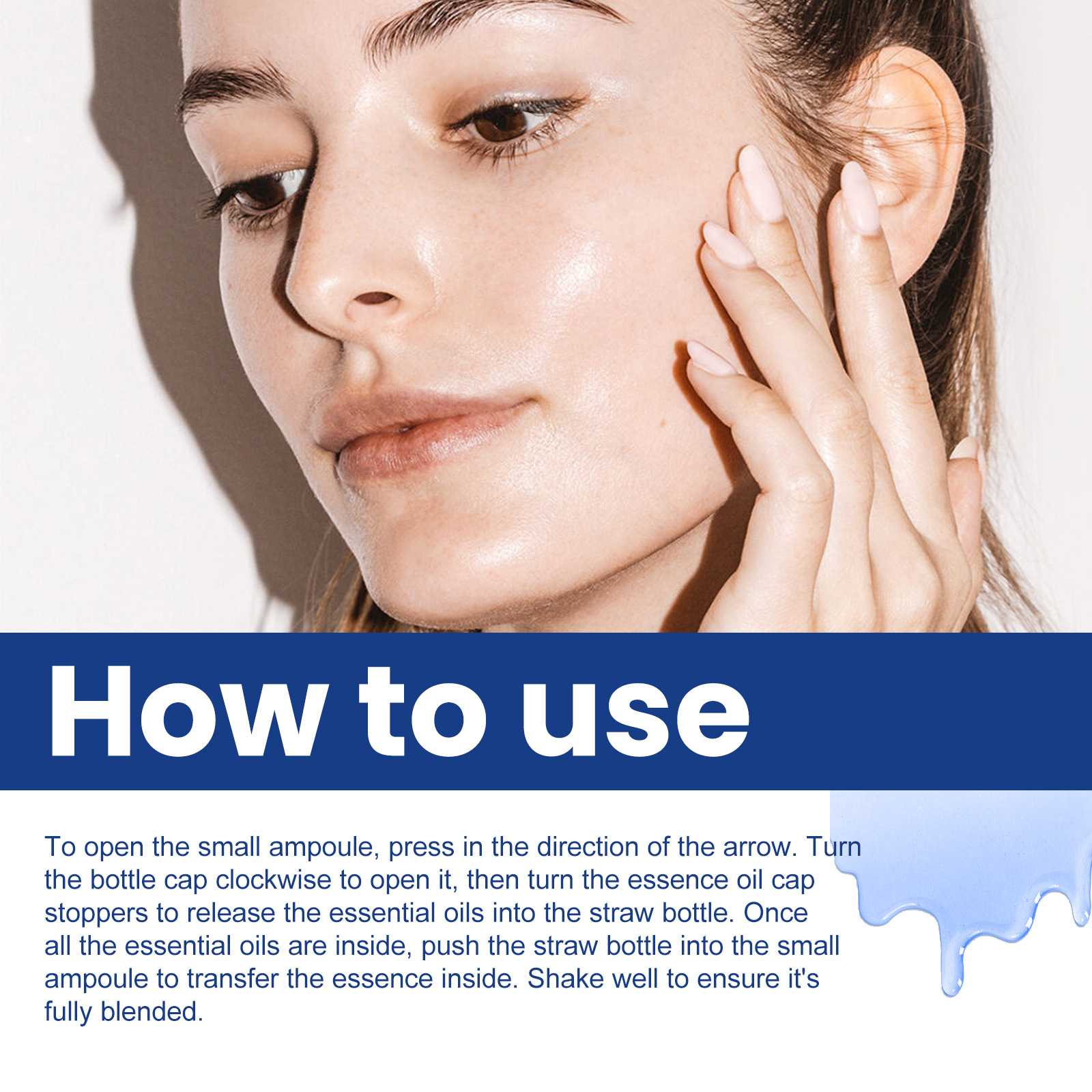 EELHOE Set de peptide de cupru albastru Colagen și fermitate facială Esență hidratantă anti-îmbătrânire_voghion.com