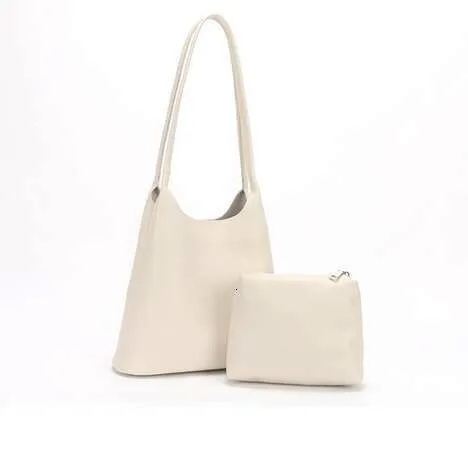 Sac fourre-tout en cuir de grande capacité pour femme, sac à bouton magnétique simple en cuir de vache_voghion.com
