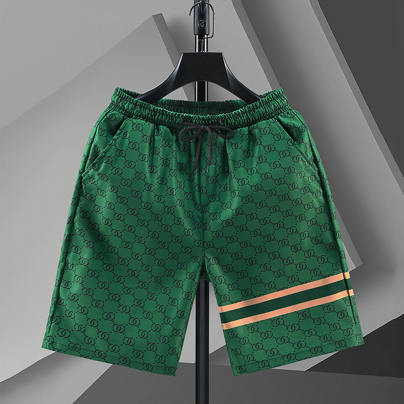 Herren Beach Shorts Locker Geschnittene Sommer Freizeithose_voghion.com