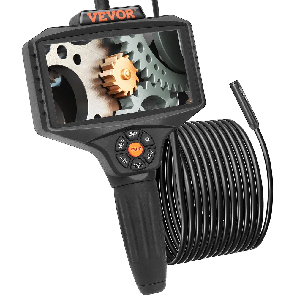 Triple Lens Inspection Camera With Led Lights And Ips Screen_voghion.com