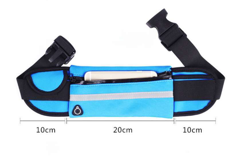Buitensport Heuptas Voor Mannen En Vrouwen, Hardlopen, Fietsen, Fitnessapparatuur, Waterdichte Elastische Tailleband, Mobiel_voghion.com