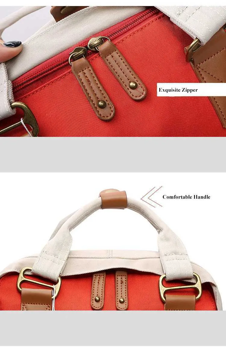 14-tommers bærbar PC for menn og kvinner, flere lommer, bokveske, skole, gutter og jenter, høy kvalitetsryggsekk for arbeidsreiser, 16LC241107_voghion.com