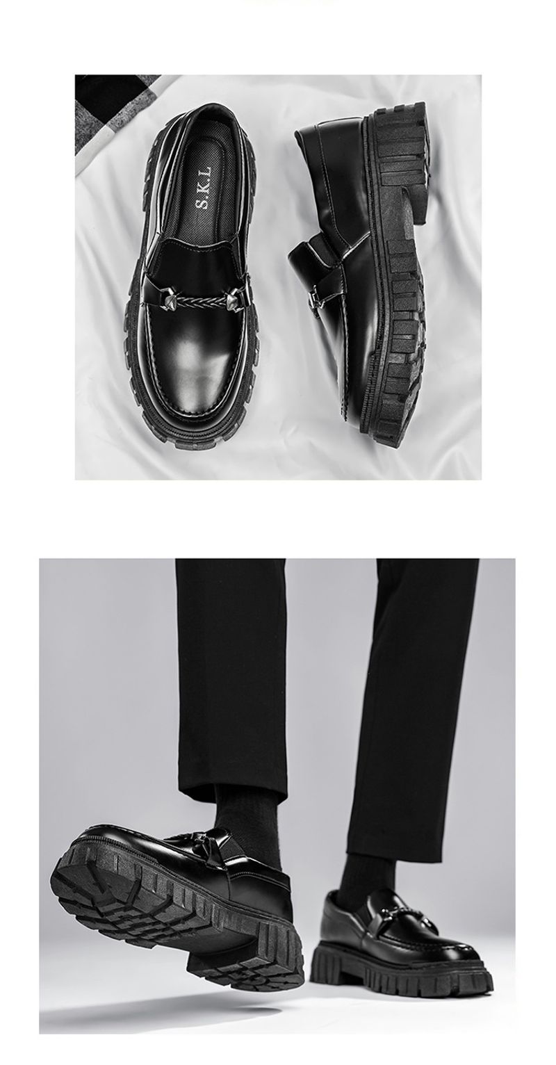 Scarpe in pelle in stile britannico per uomo autunno 2022_voghion.com