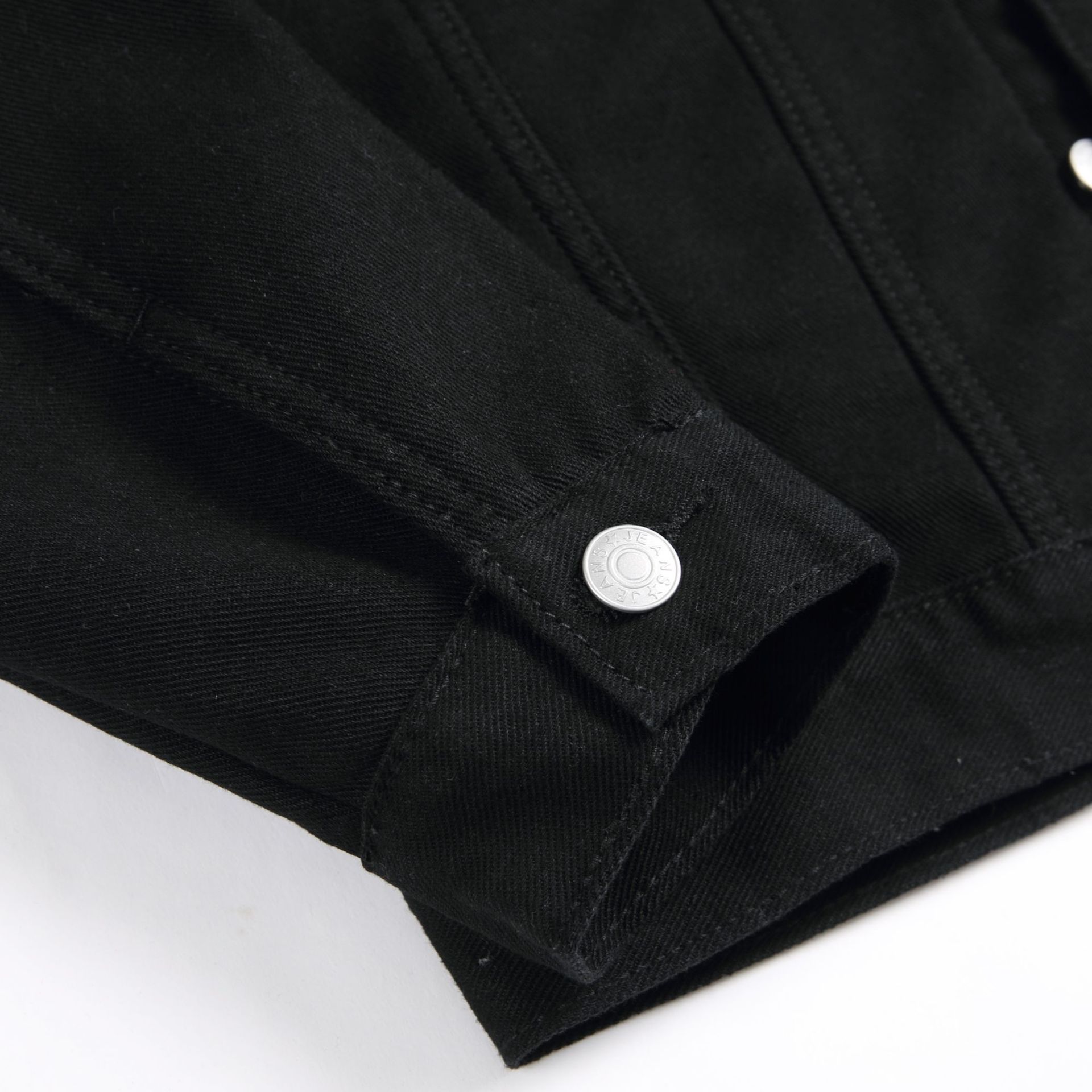 2024 new plush trendy and handsome men's slim fit denim jacket_voghion.com