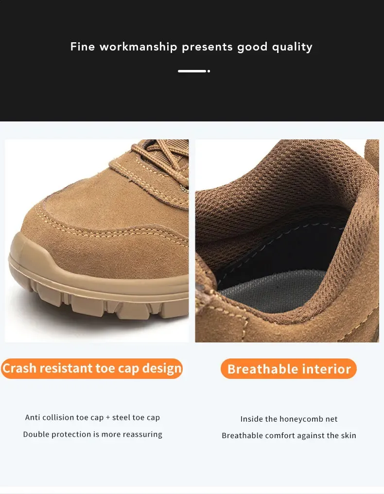 Safety Work Shoes Lightweight Industrial Protection Footwear_voghion.com