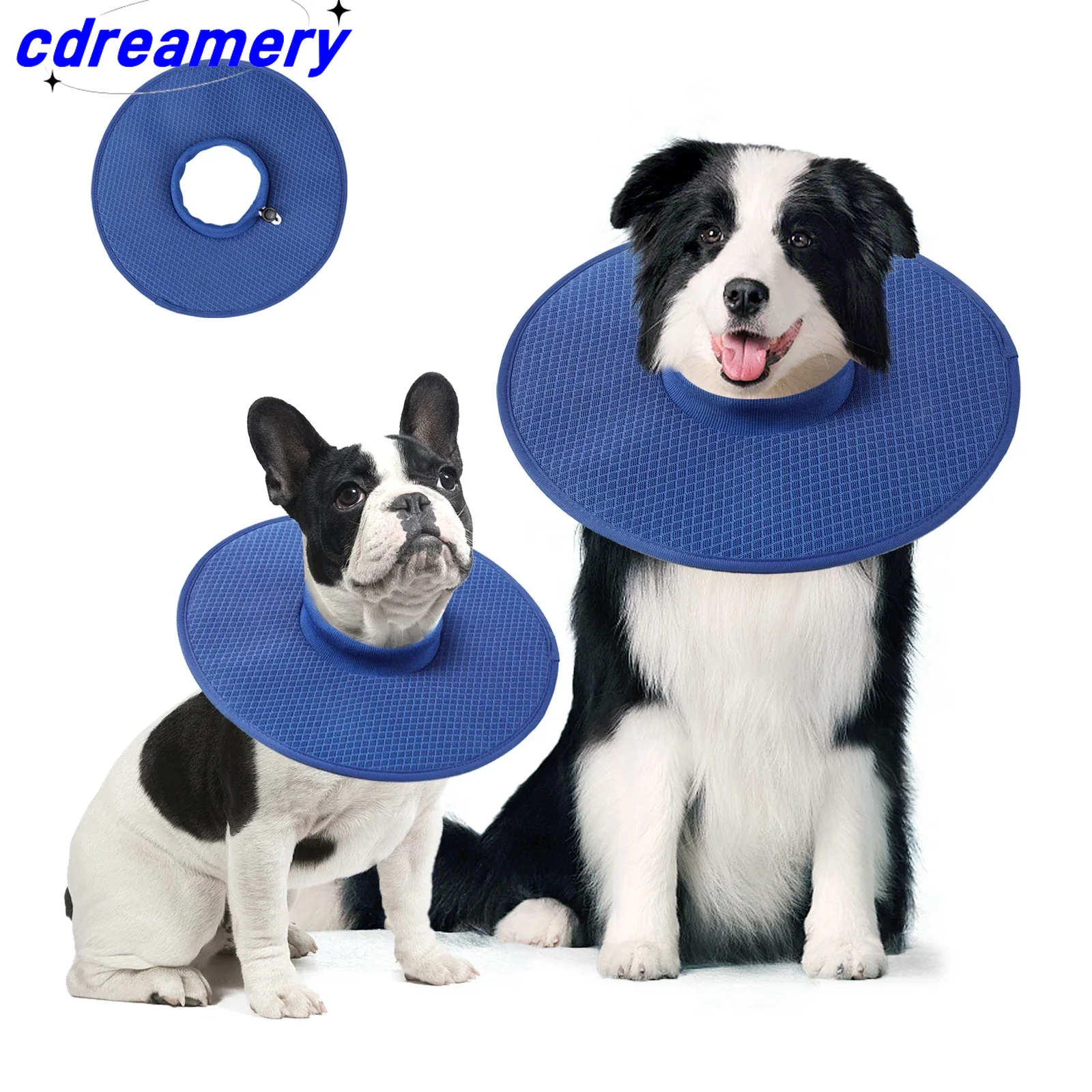 After The Dog Recovers The Collar, The Surgical Anti-bite And Anti-licking Surgical Wound Adjustable Breathable Collar Is A Small And Large Dog Access_voghion.com