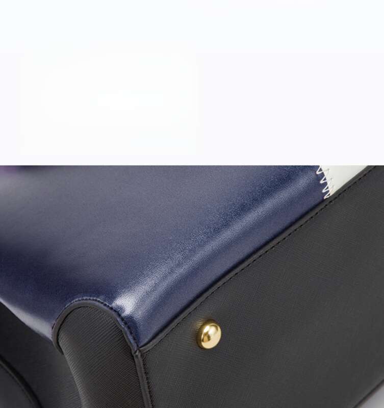 Set Of Women's Handbags With Shoulder Bag In Colour Block Style_voghion.com