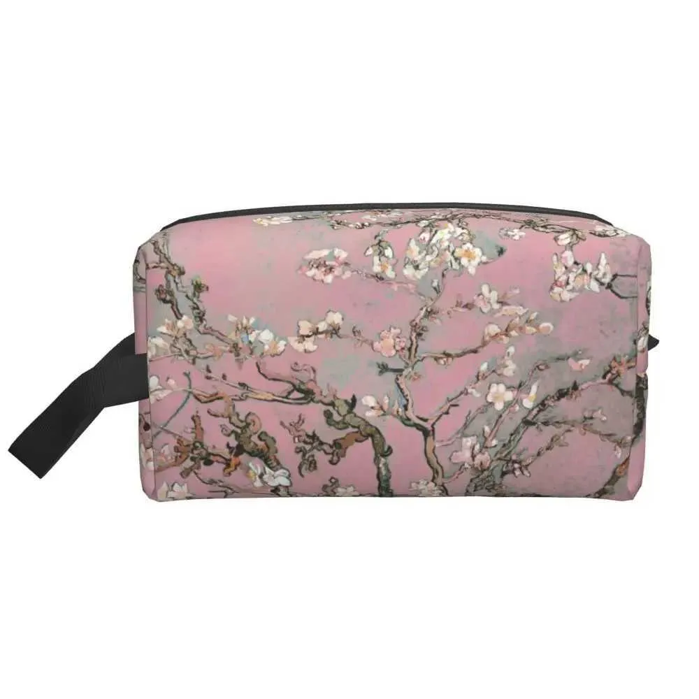 Blossoms Make-up für Frauen Reise Kosmetik Organizer süße blühende Al Baum Aufbewahrungstasche Y241023_voghion.com