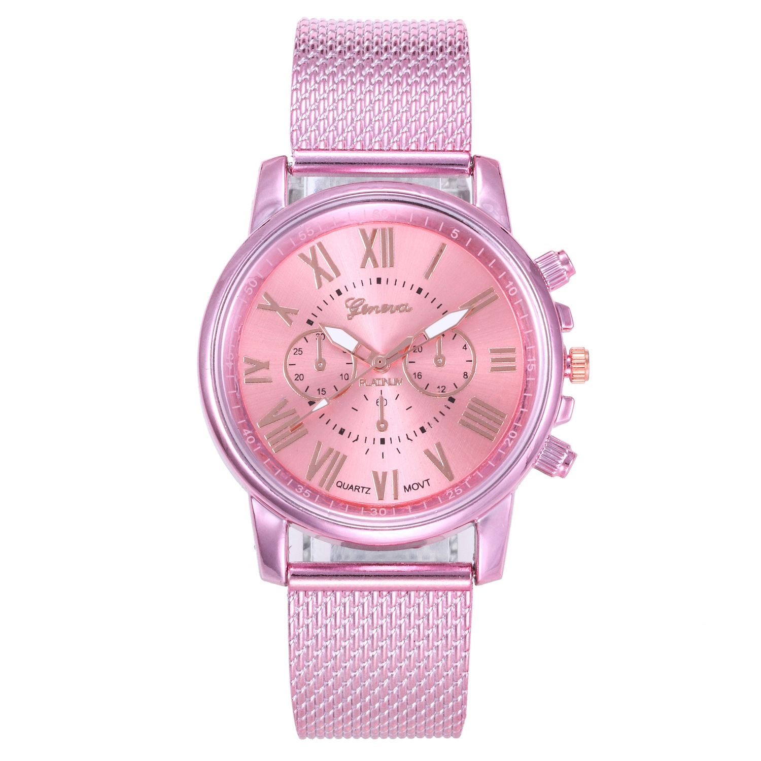 New Color Mesh Quartz Women's Factory Geneva Watch