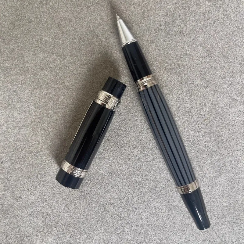engros Engros Luksus Monte Black Resin And Crystal Star Roller Ball Pen / Kulepenn / Fyllepenn Business Office Stationery Gift Bn025_voghion.com