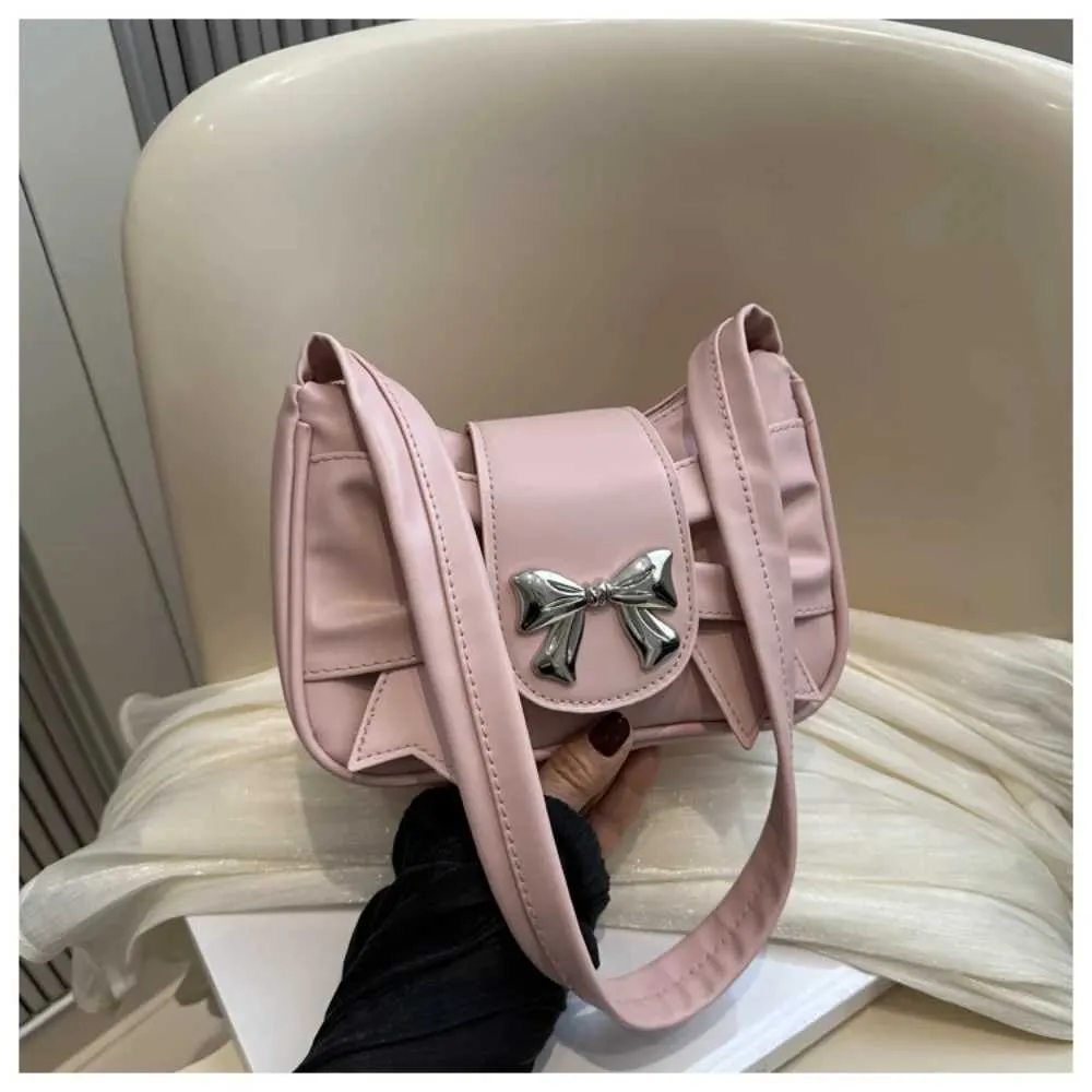 Sac à bandoulière plissé avec nœud coréen pour femme, nouveau sac à main printemps-été 2024, Handba241024_voghion.com