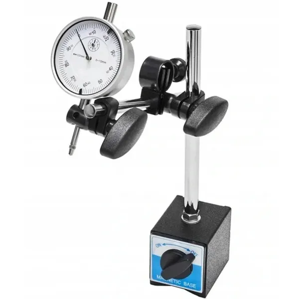3-teiliges Set in blauer Box: Messdisplay + Magnetfuß für industrielle Inspektions- und Ingenieuranwendungen_voghion.com