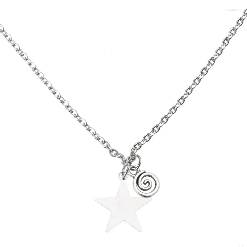 Collana con pendente stella spirale stile boemo gioielli_voghion.com