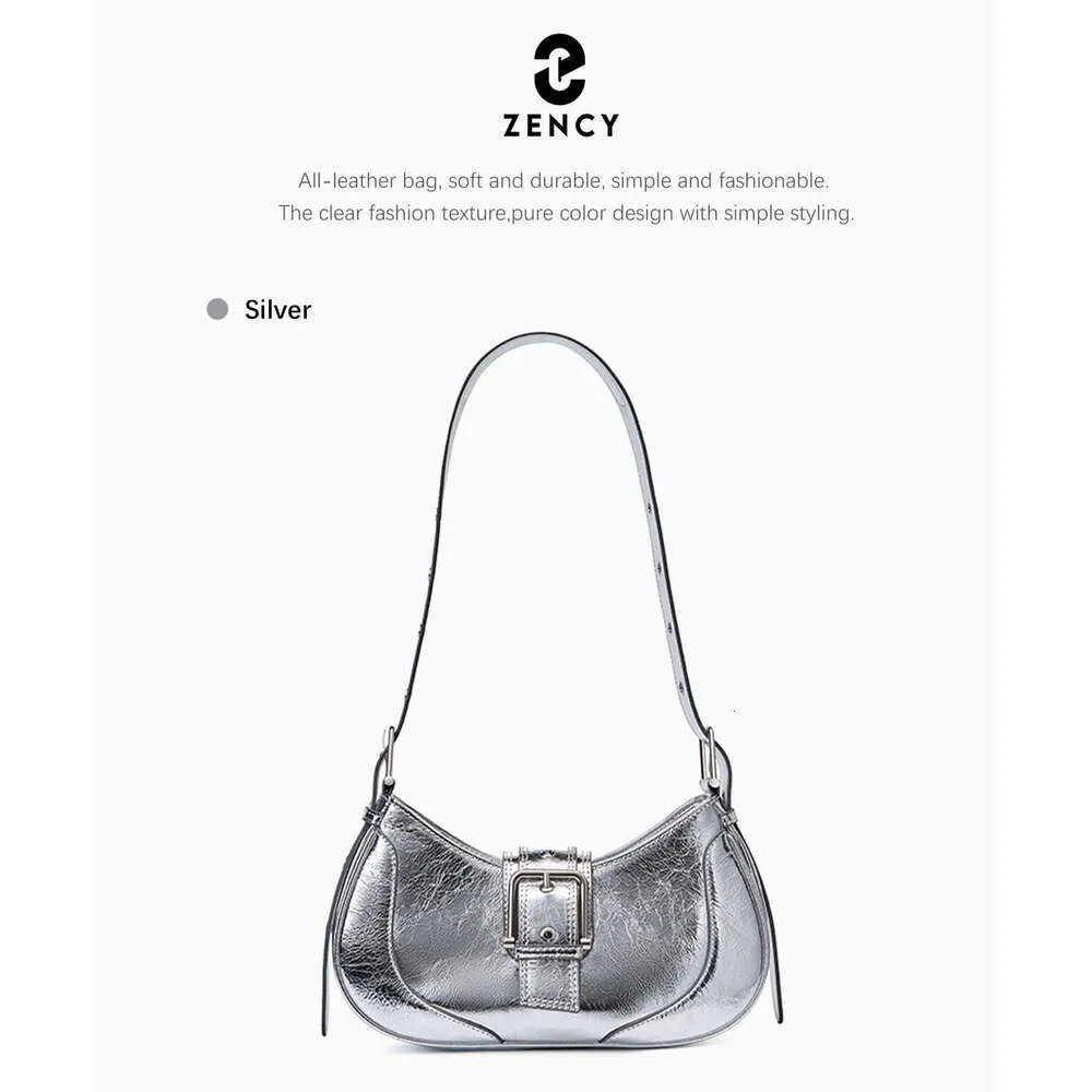 Zency Stilvolle Handtasche aus Ölwachsleder für Damen und Mädchen, modische Schulter-/Unterarmtasche, Beige, Taschen, verstellbarer Riemen_voghion.com
