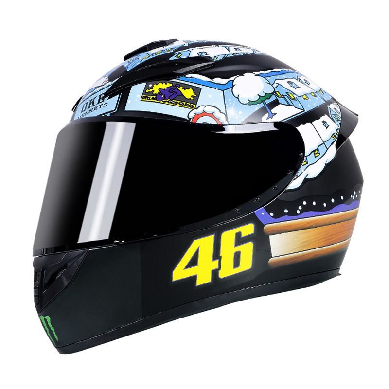 Casco integrale universale per auto elettrica premium transfrontaliera da uomo e da donna, estivo, quattro stagioni_voghion.com