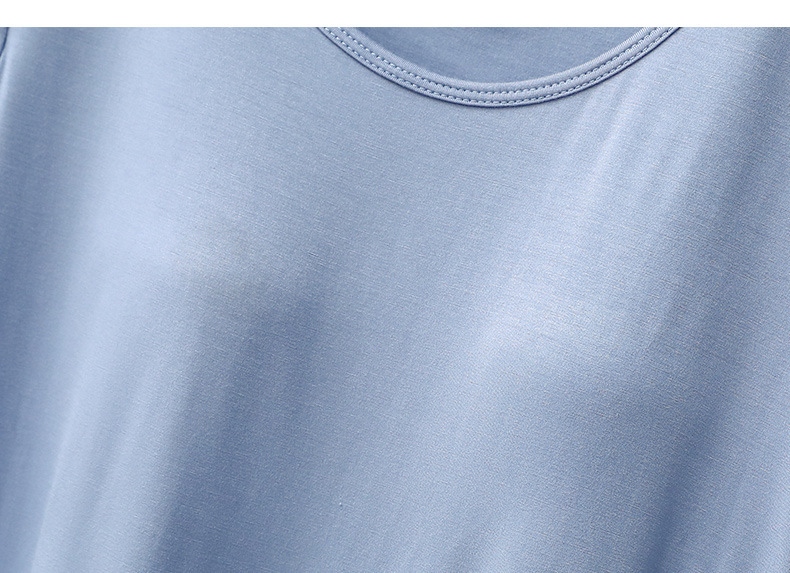  Women's Sleepwears Cotton silk Modal floral trousers homewear_voghion.com