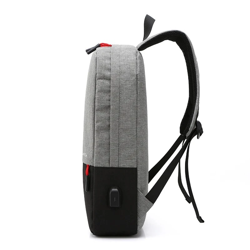 Geschäftslebenstasche für Männer, tragbares USB-Multifunktionsladegerät, große Kapazität, Oxford Grill, tragbares Bürogerät, 14"_voghion.com