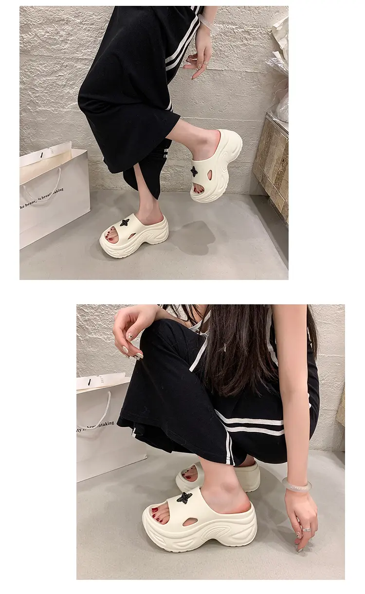 Summer Women's Platform Slippers Beach Sandals Soft Sole_voghion.com