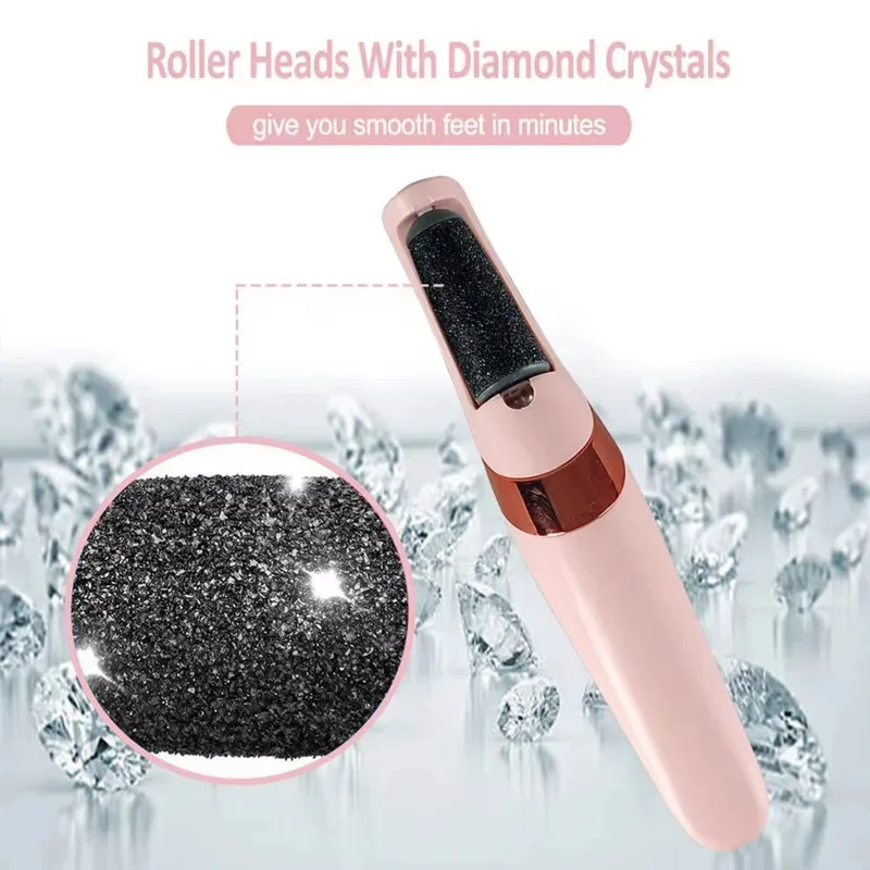 Rechargeable Electric Foot File For Smooth Soft Skin On Heels_voghion.com