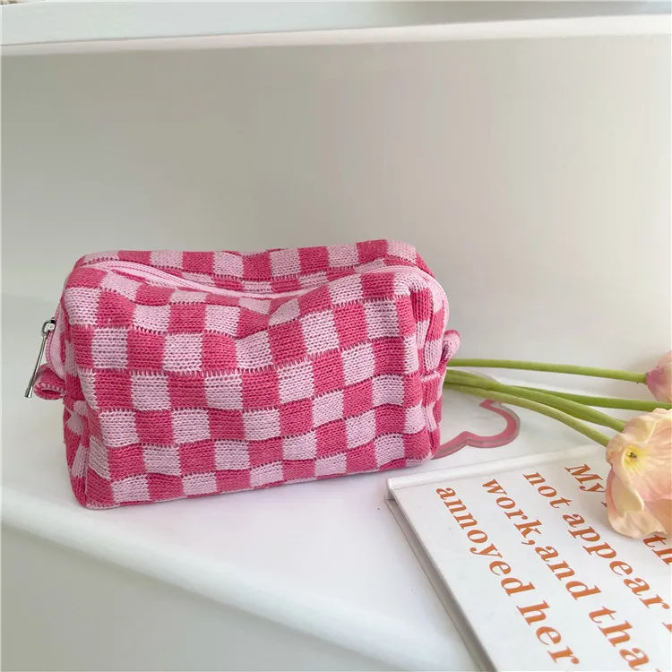 Trousse de maquillage de voyage portable et mignonne pour femmes, trousse de toilette pour filles en voyage_voghion.com