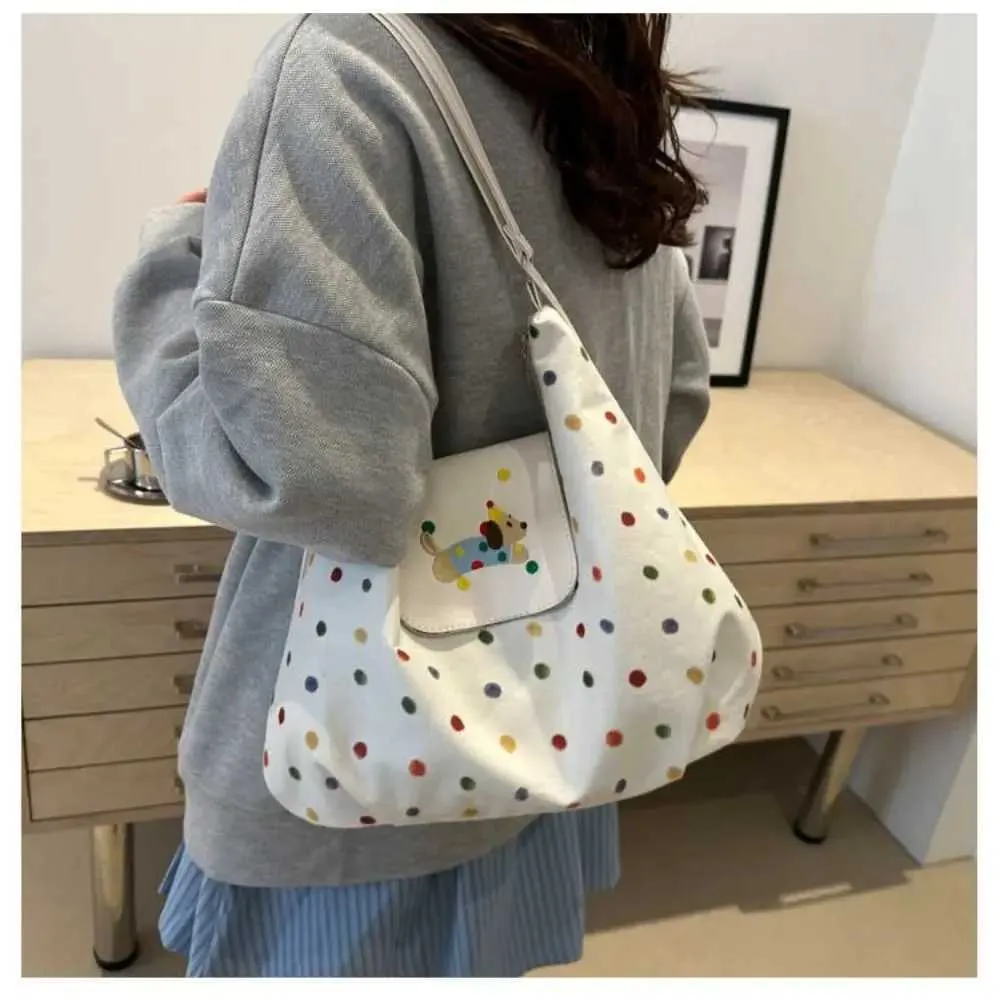 Borsa a tracolla con cartone animato carino Zaino per studenti in nylon di grande capacità Zaino multifunzionale Semplicità Monospalla RegaloC241214_voghion.com