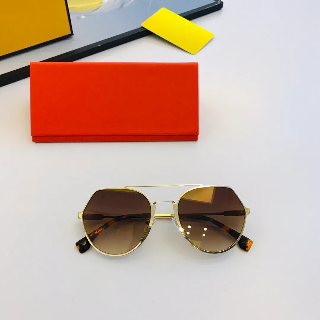 occhiali da sole senza montatura occhiali da sole da pilota da donna montatura in metallo lenti stampate Jelly Color popolare stile semplice bestseller_voghion.com