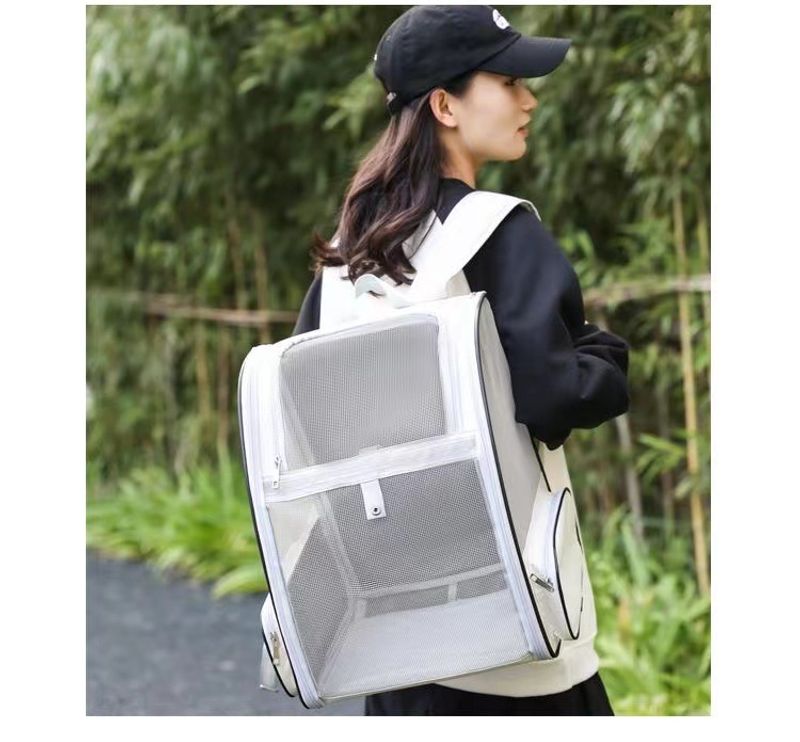 Katzentasche, Hundetasche, Outdoor-Tasche, tragbare Haustiertasche, Reppu, Leicht, Faltbar, Abnehmbar, Große_voghion.com