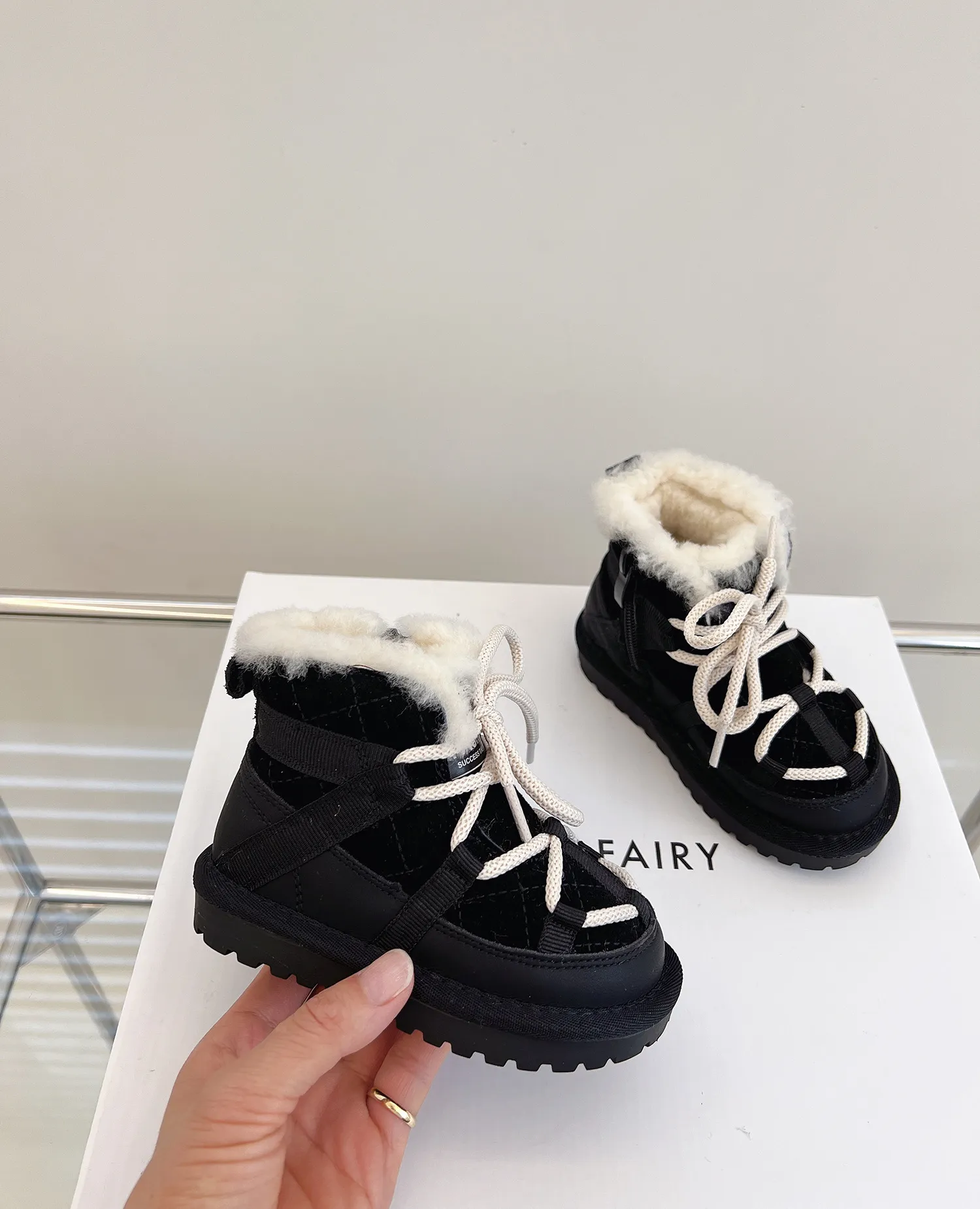 Vinterbarn Snø Varme Plysj Småbarn Guttesko Littlesprouts Sklisikre Mote Baby Jentestøvler 1-6 År Størrelser_voghion.com