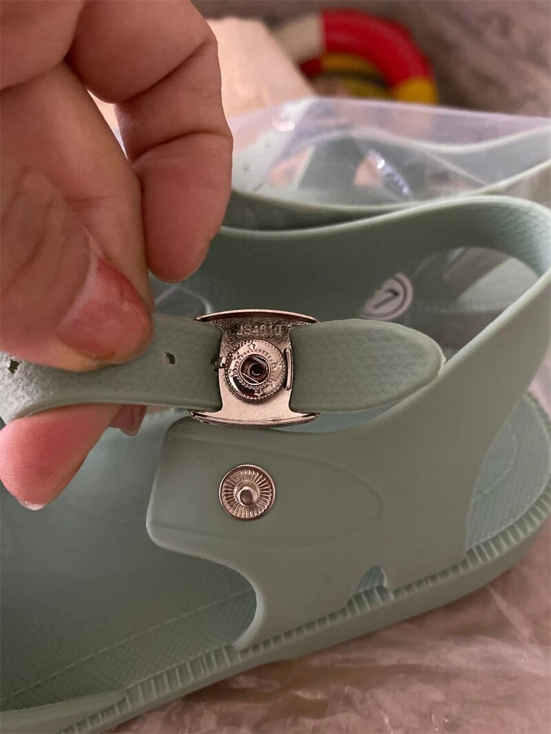 Summer Children Sandals Baby Girls Toddler Soft Non-slip Princess Shoes Kids Candy Jelly Beach Shoes Boys Casual Roman Slippers_voghion.com