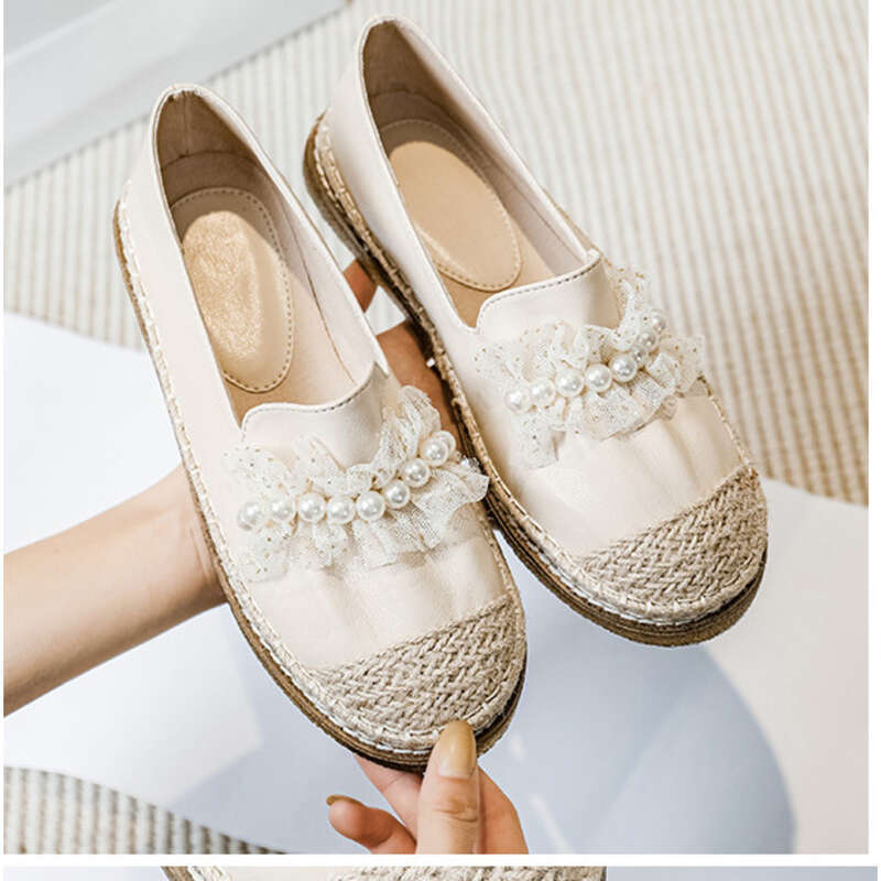 2025 Nuove scarpe casual estive piatte con fondo spesso e strato singolo_voghion.com