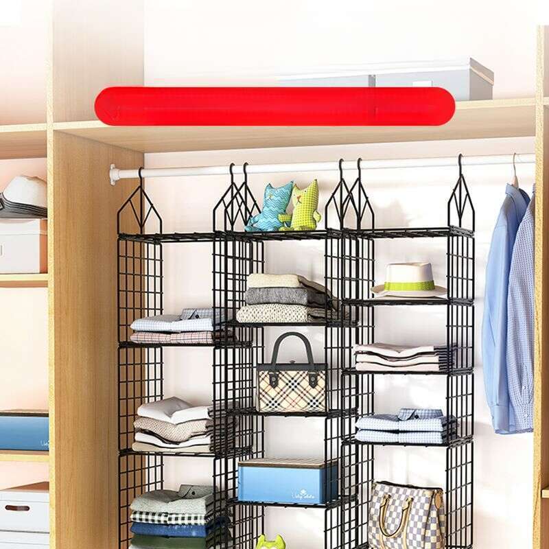 【 1161 People's Collection 】 Layered Wardrobe Storage Artifact Dormitory Built-in Shelf Cabinet Partition Hanging_voghion.com