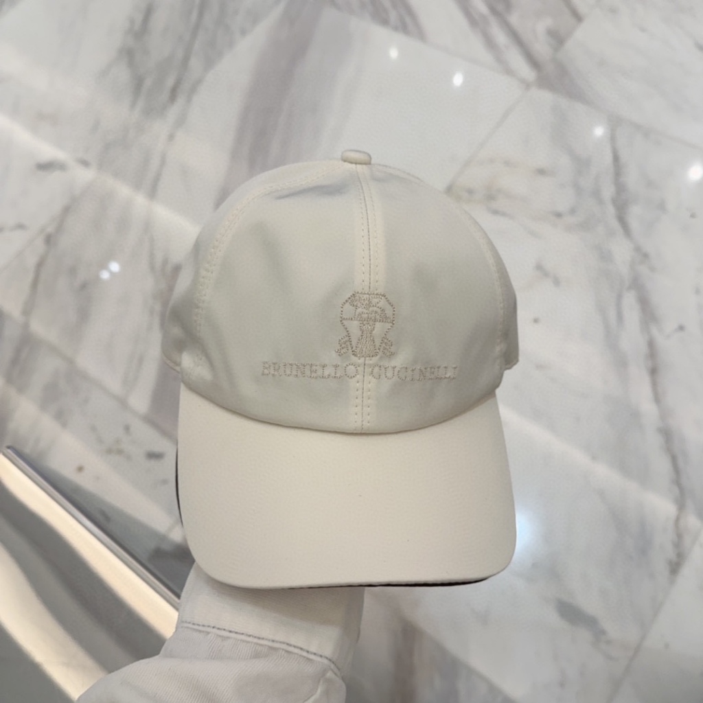 Brunello Four Seasons Beige Universal Baseball Cap_voghion.com