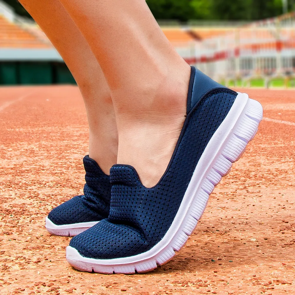 Lightweight 2021 Flat Sneakers New Women Breathable Loafers Quality Ladies Shoes Basket Femme Atillas Mujer Casualisd34_voghion.com