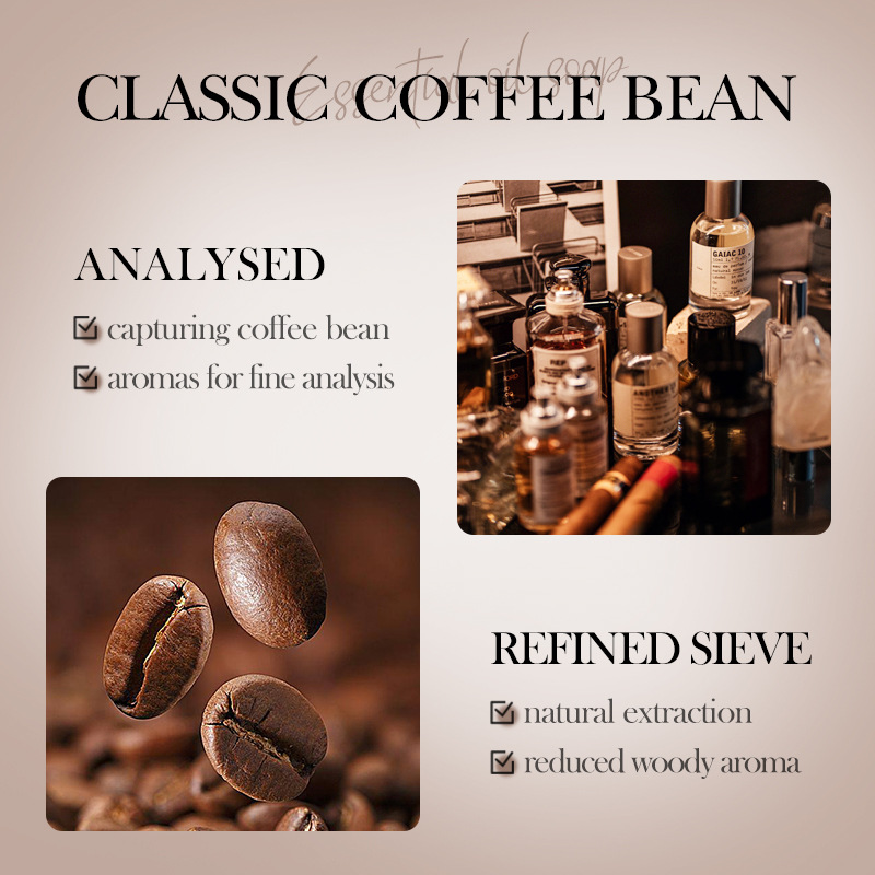 SADOER Natuurlijke koffie etherische olie voor het reinigen van het lichaam, universele handgemaakte zeep_voghion.com