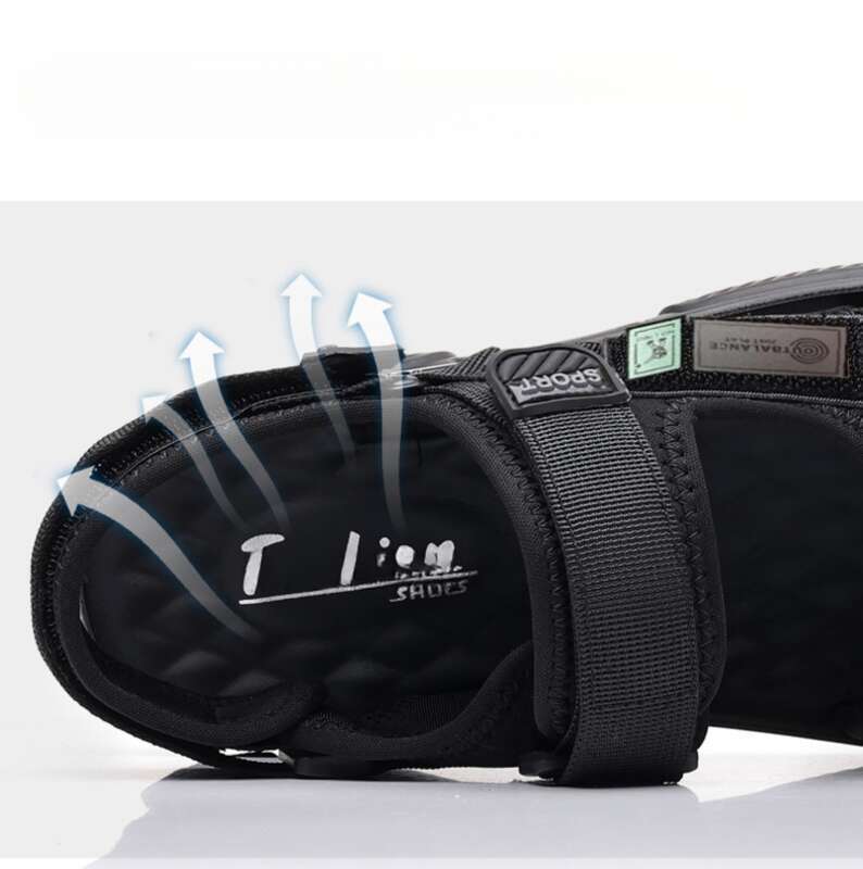 Velcro Men's Summer Plus Size Beach Shoes Sandals_voghion.com