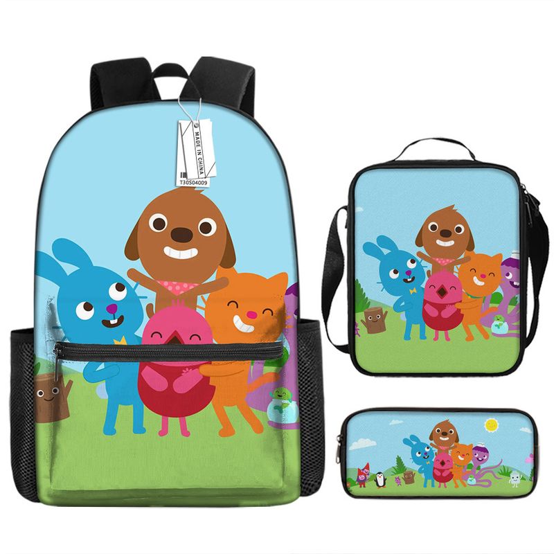 Saige Kinder Schulrucksack 3-tlg. Set Mini Companion Bedruckt_voghion.com