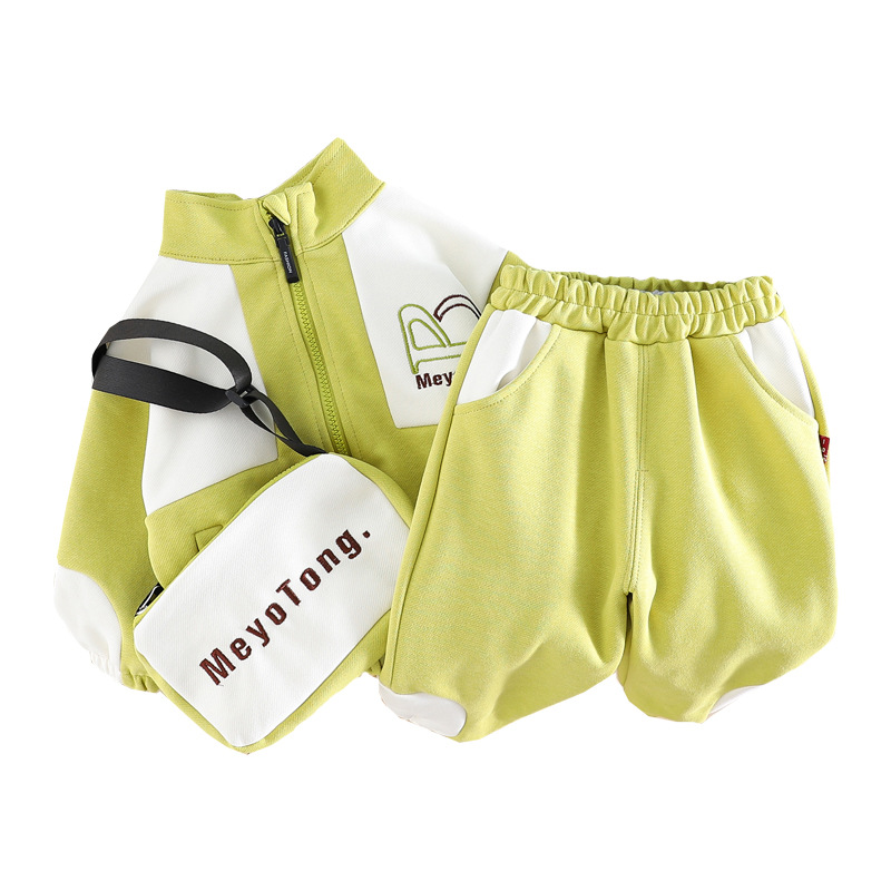 Mother&Kids Borsa da lettera per ragazzo Set di felpe con cappuccio per bambini alla moda in due pezzi con cerniera_voghion.com