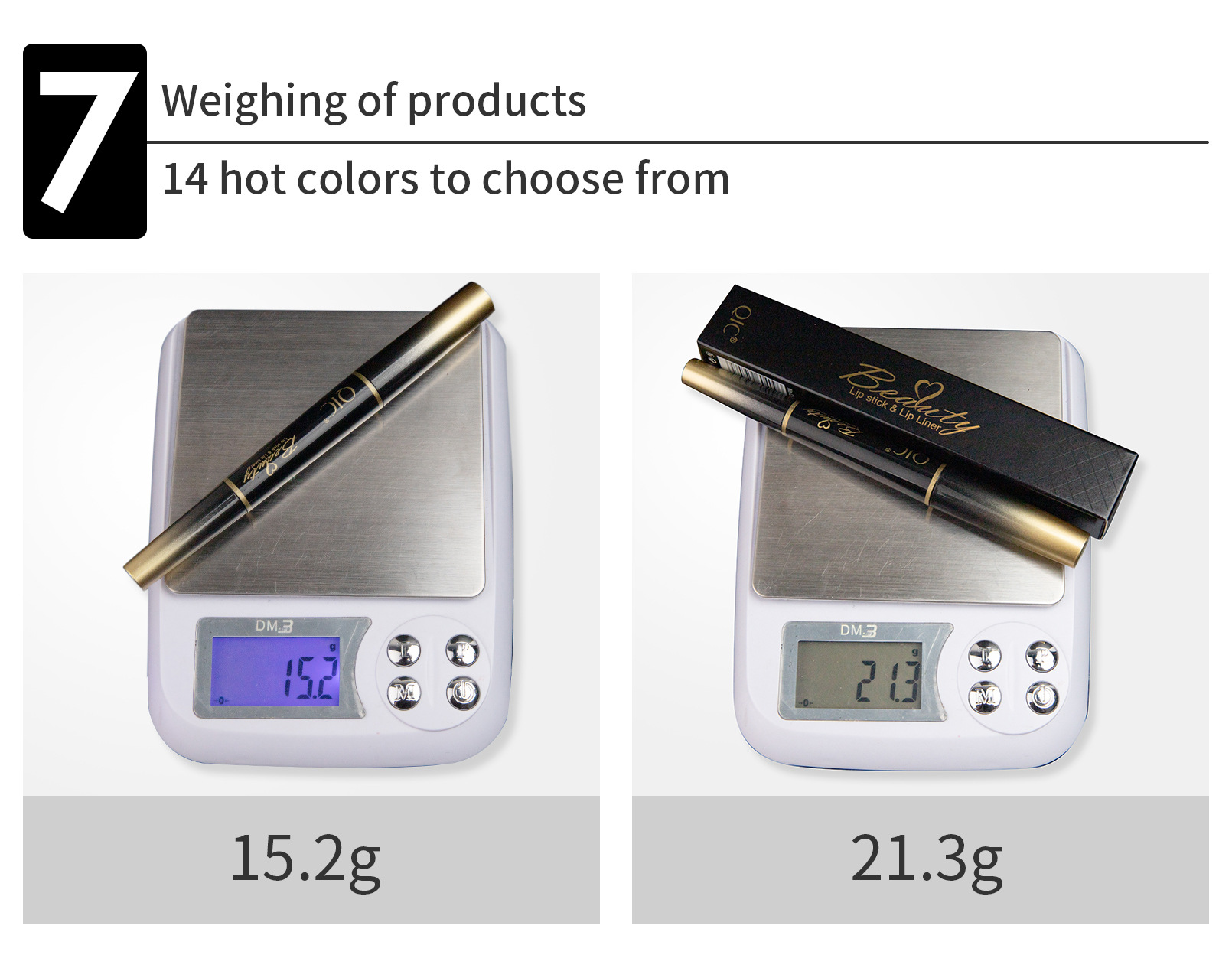 QIC lipliner lip makeup women are not easy to decolorize line hook double head rotary matte paint lipstick pen_voghion.com